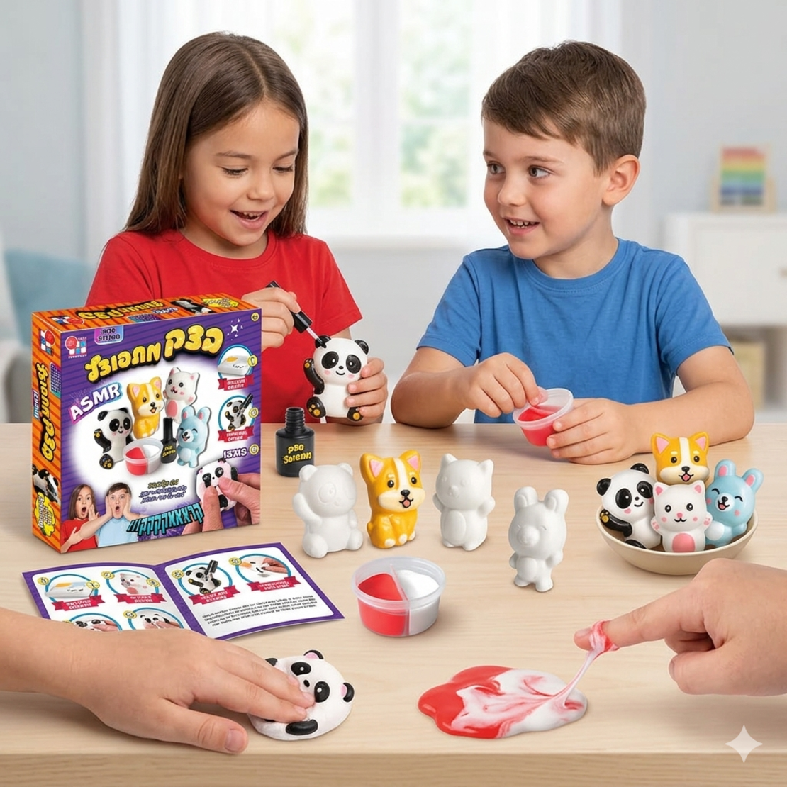 בצק מתפוצץ חיות חמודות - דיאמנט