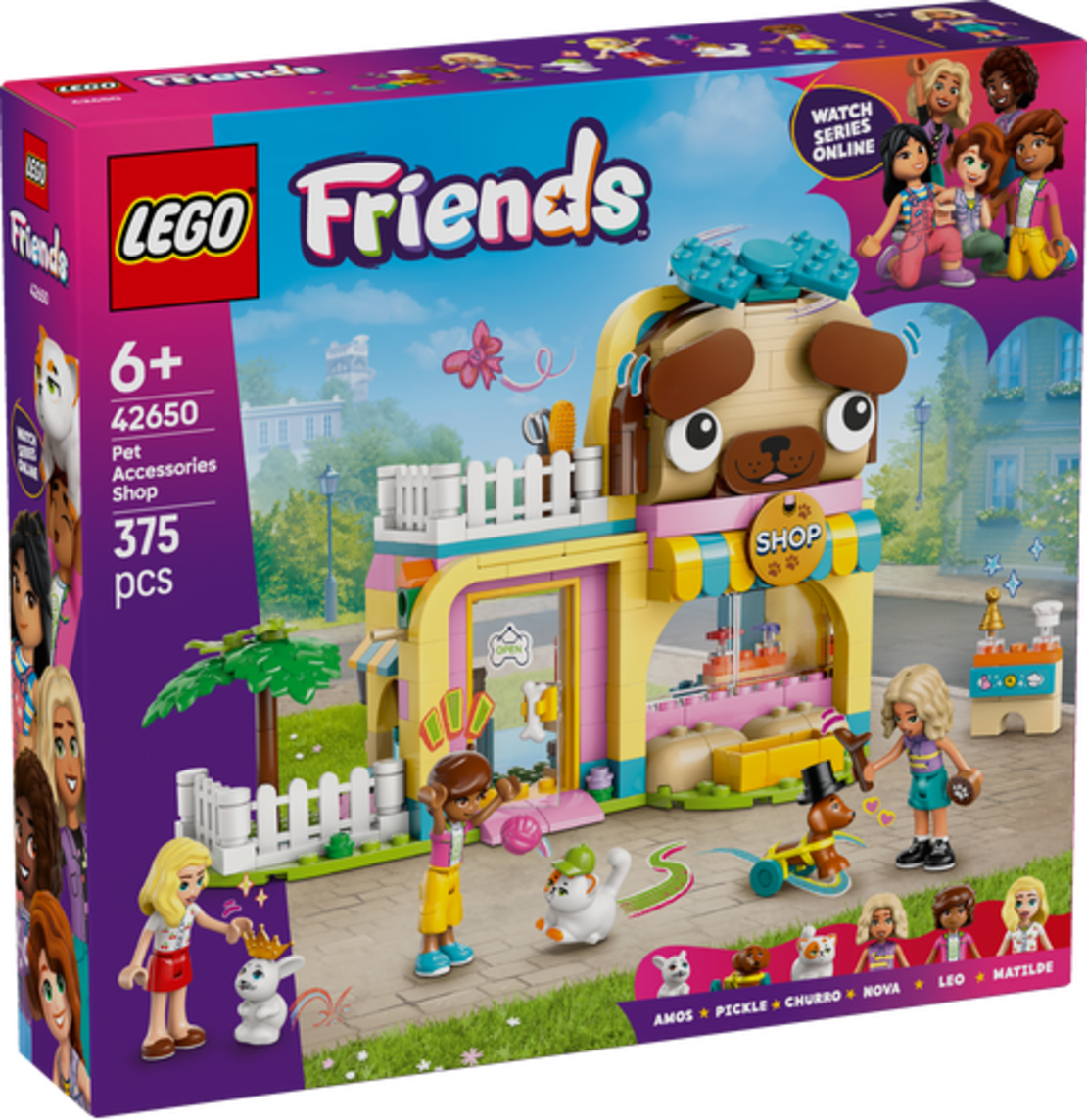 חנות לאביזרי חיות מחמד LEGO Friends 42650