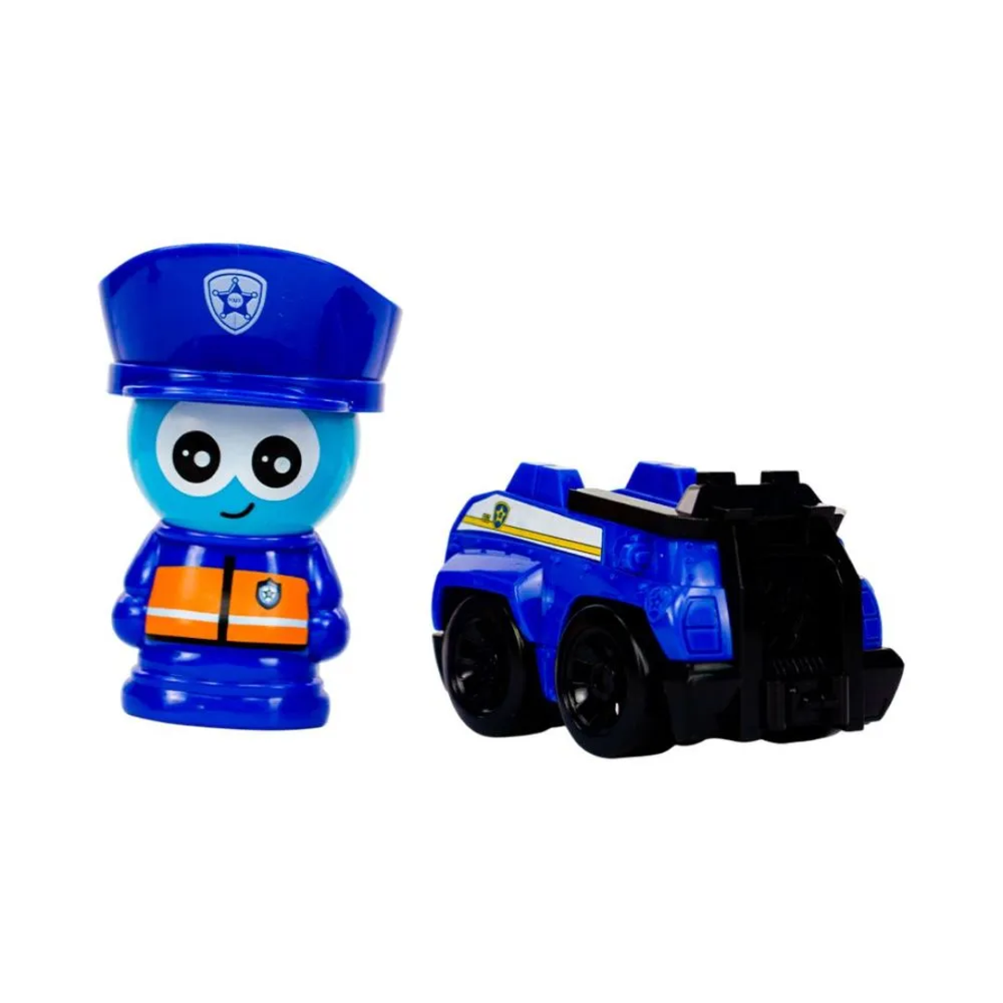 مجموعة مكعبات بناء الشرطة، 50 قطعة  بلاستيك