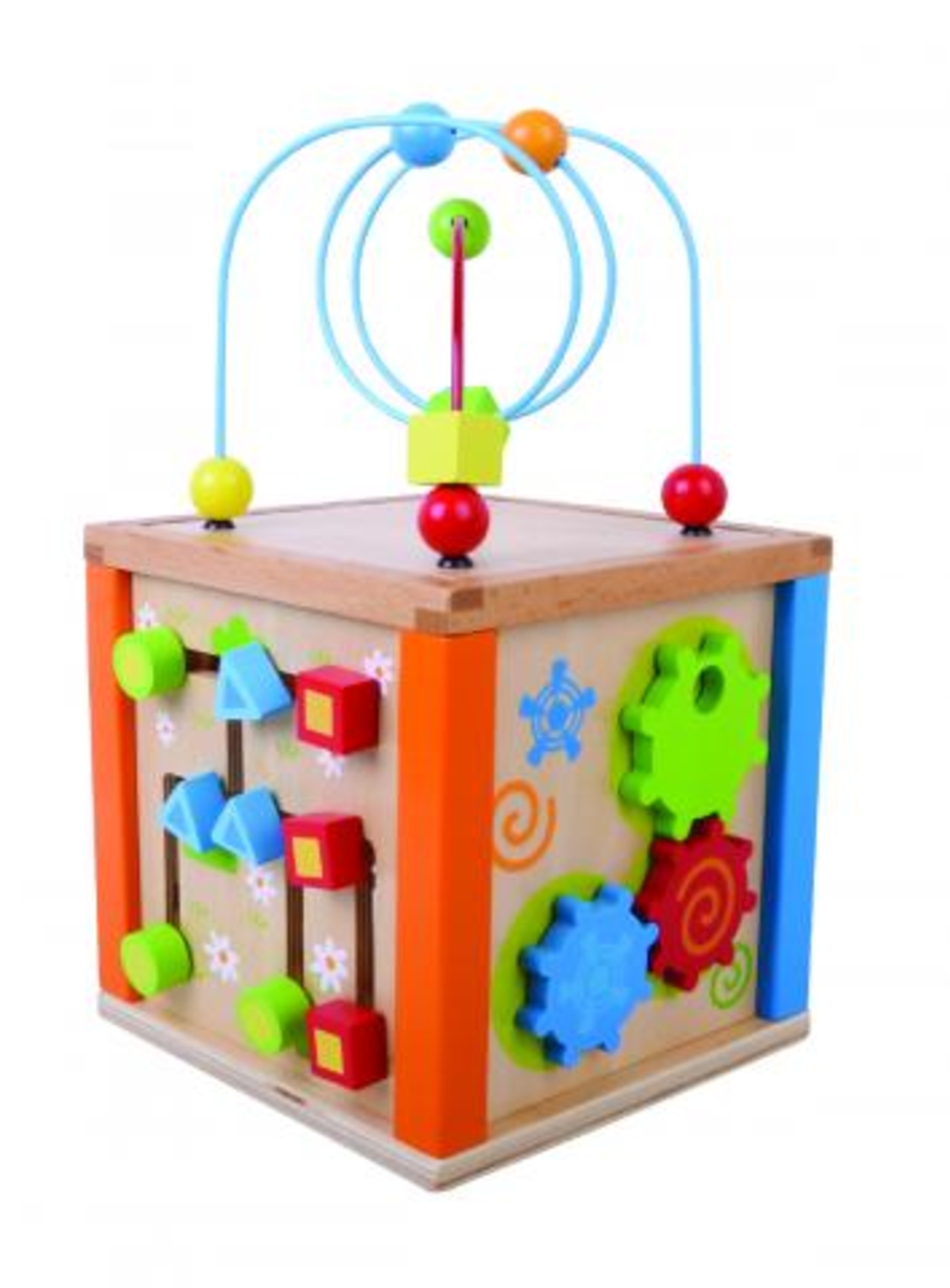 קוביית פעילות מבוך מבית Pit Toys -