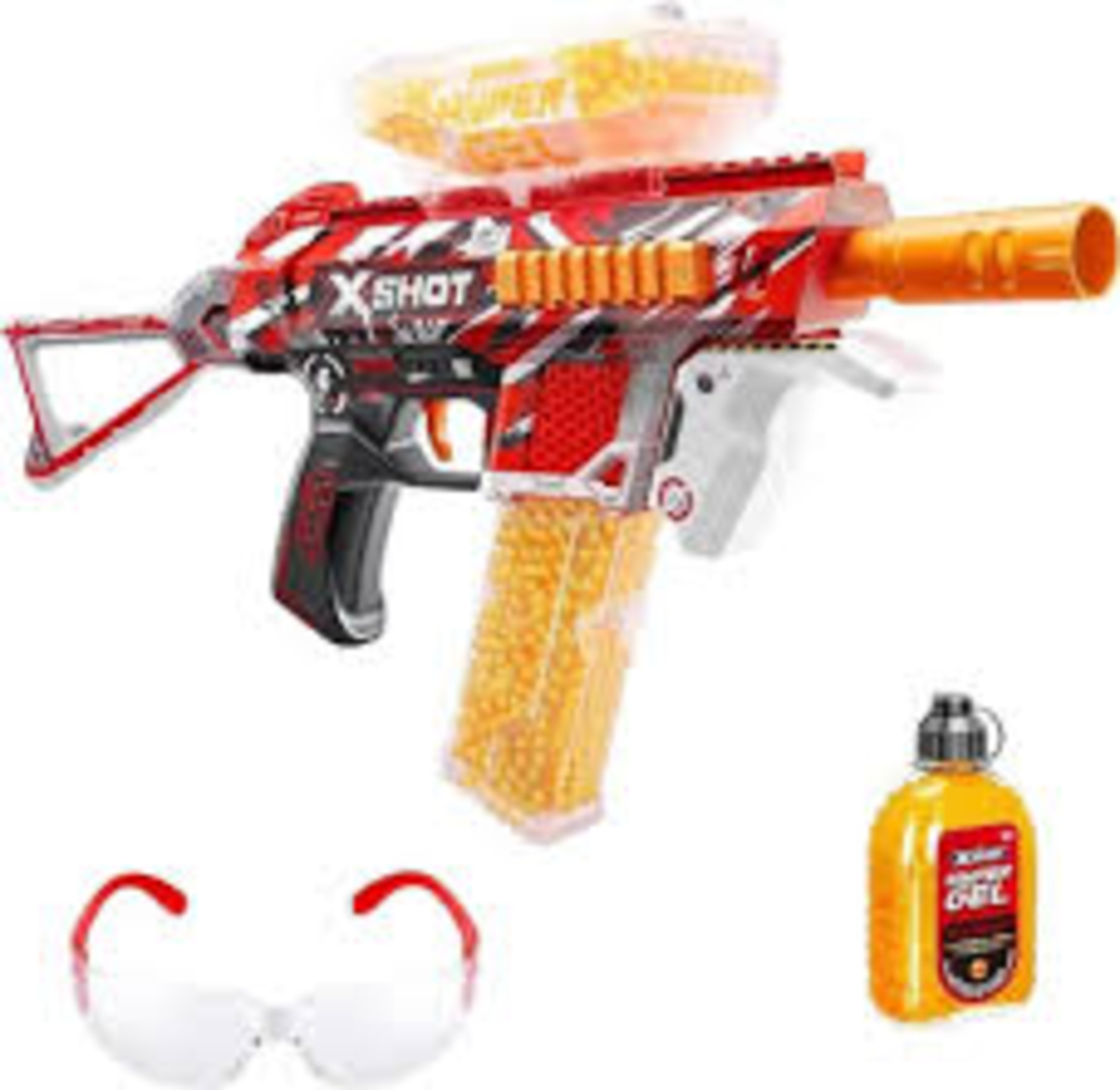 Zuru X-Shot بندقية إكس-شوت الأوتوماتيكية لإطلاق كرات الجل - Zuru