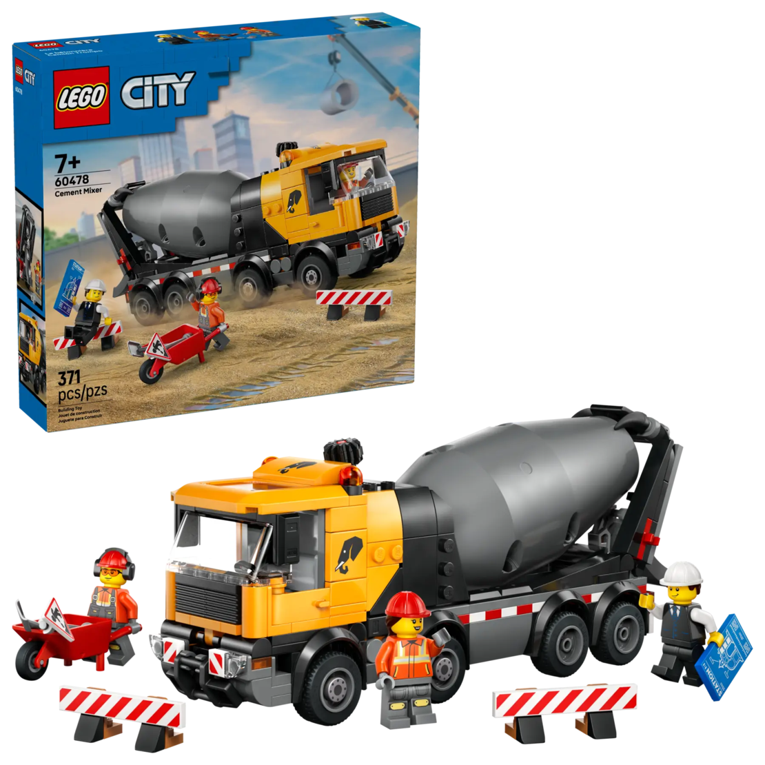 לגו City – מערבל בטון (60478) LEGO