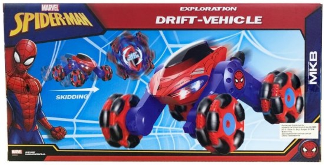 מכונית פעלולים על שלט מבית Drift Speed - ספיידרמן