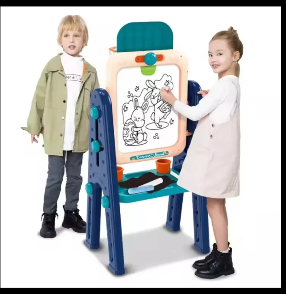 לוח ציור + מתקן כדור סל 102CM