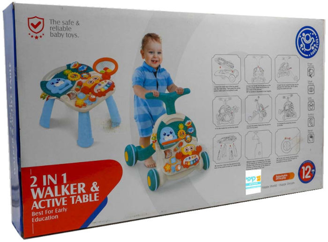 طاولة العاب 2 in 1 Walker ازرق