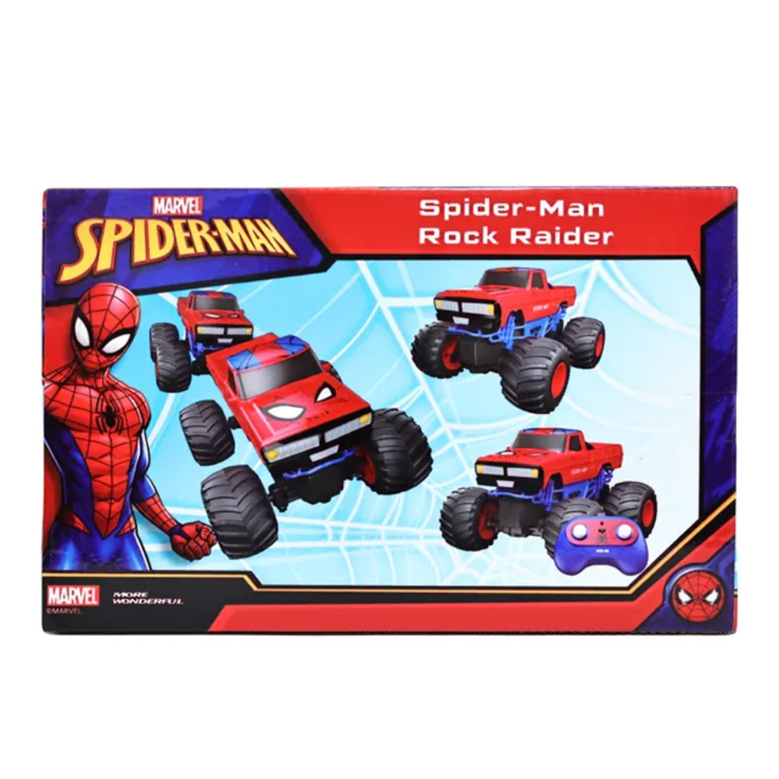 Marvel - מכונית צעצוע שלט רחוק Spider-Man Rock Raider