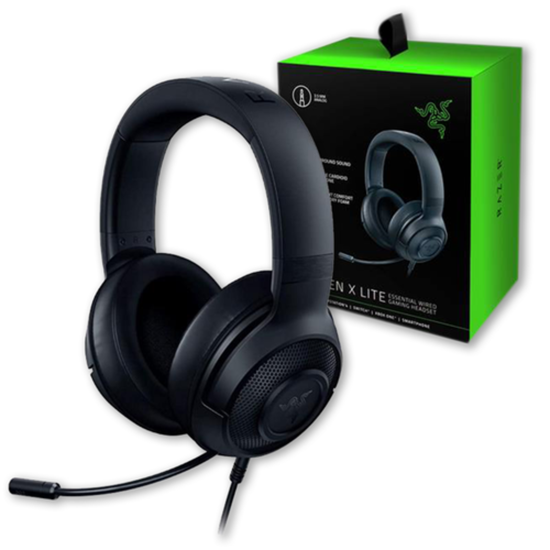 אוזניות גיימינג חוטיות Razer Kraken X Lite