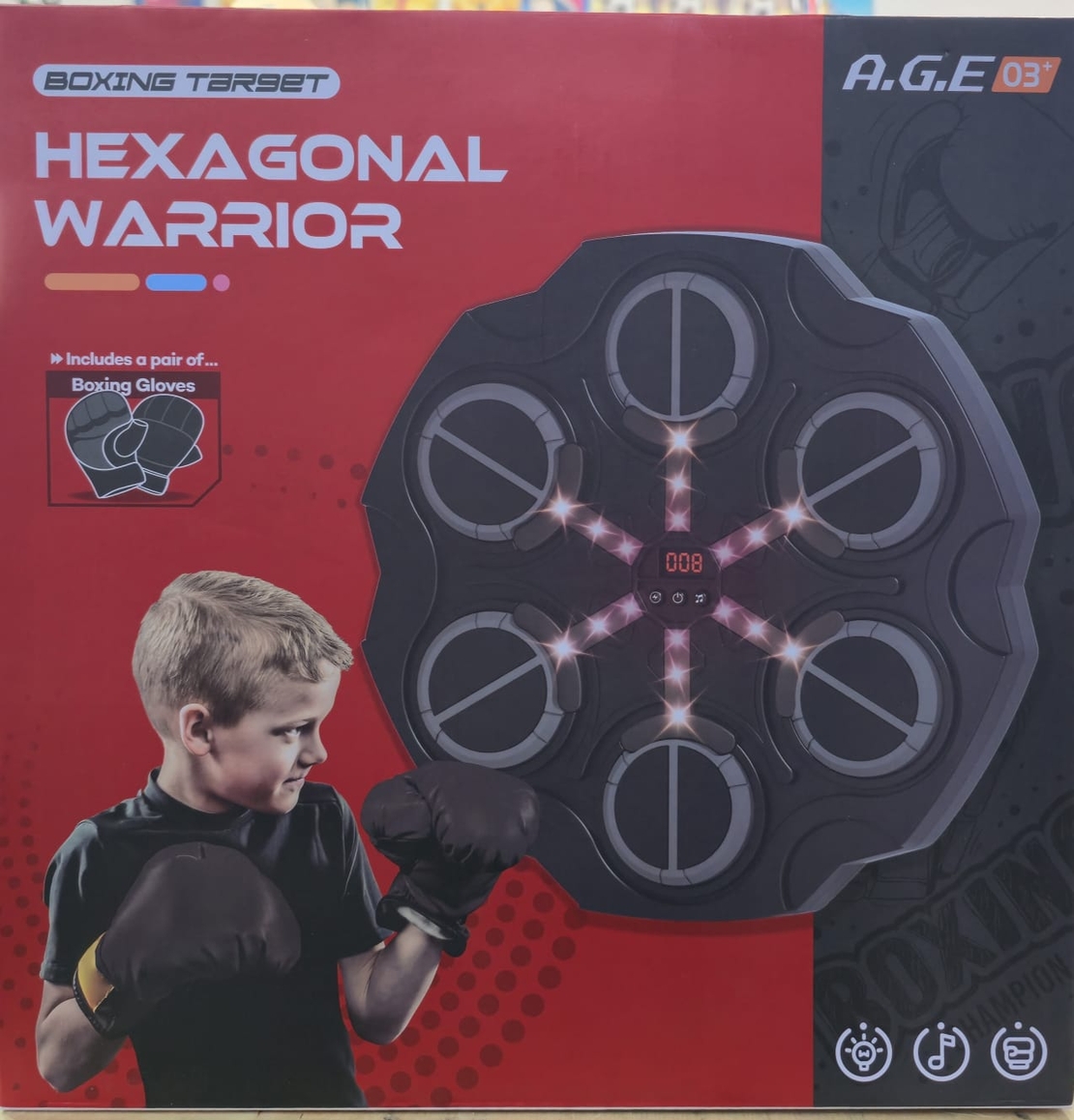 ملاكمة BOXING Hexagonal Warrior - PINK