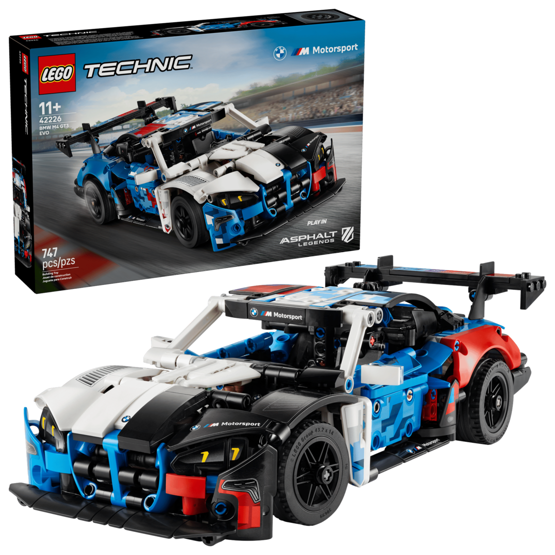 لوجو تكنيك – السيارة المكشوفة BMW M4 GT3 EVO (42226) - Lego -