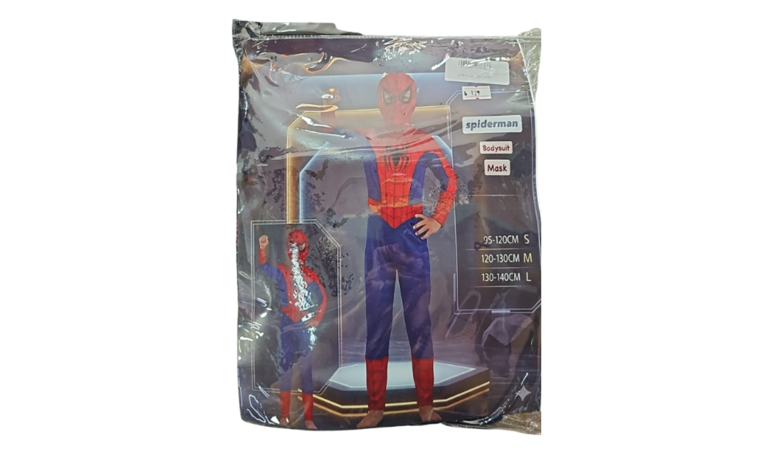 תחפושת ספיידרמן עם מסכה - SPIDERMAN Bodysuit