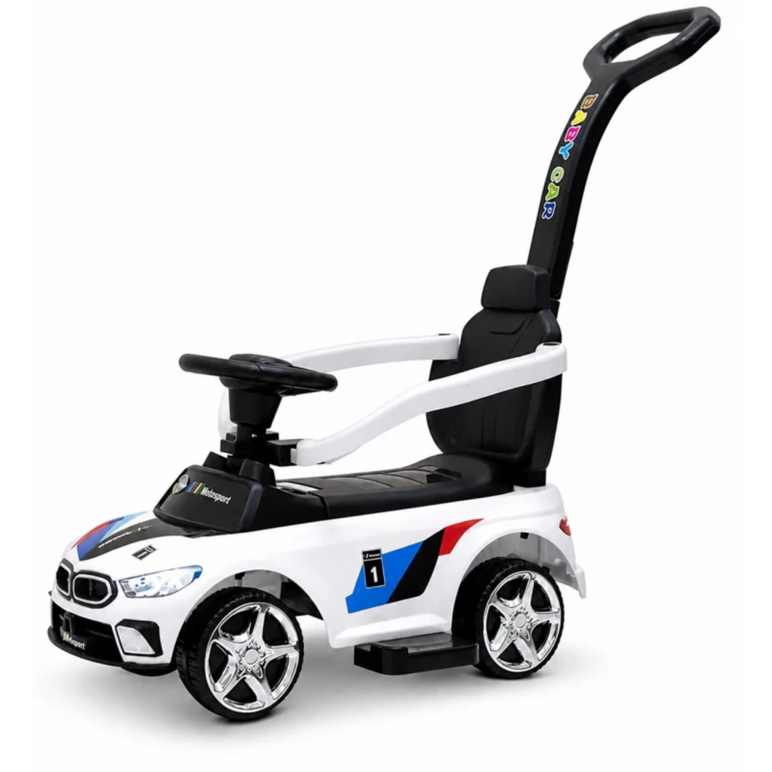 בימבה דמוי BMW  ספורט SKATER רב-שלבית  - לבן