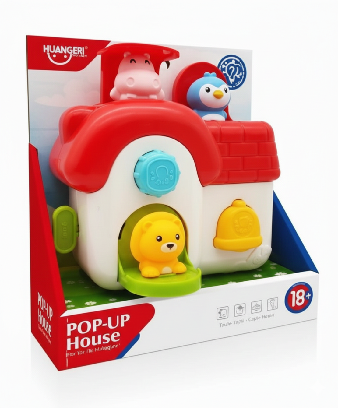 חיות קופצות צורת בית