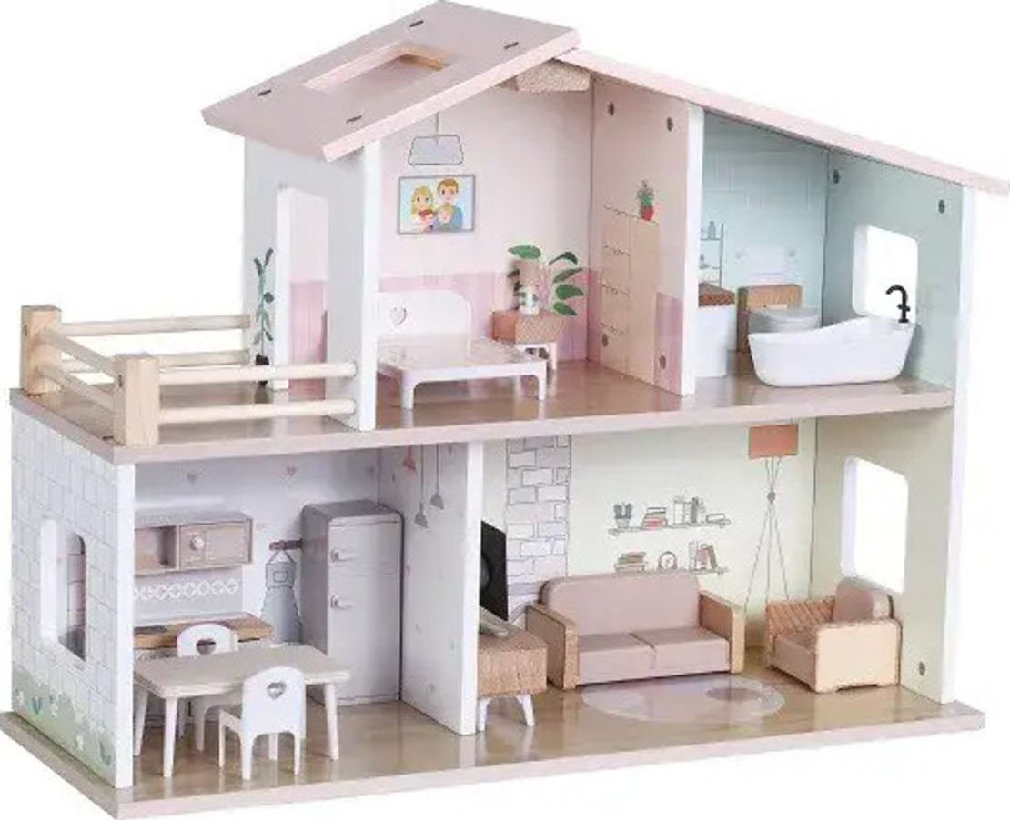 בית בובות קלאסי מעץ - Pit Toys