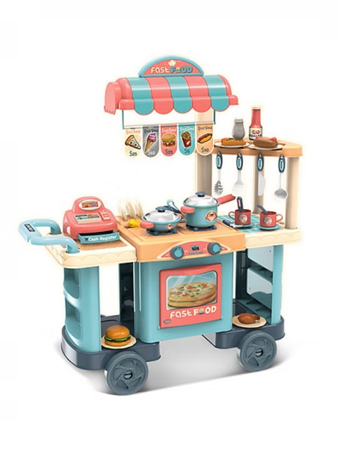 مطبخ الشيف  + إضاءات + إكسسوارات FAST FOOD