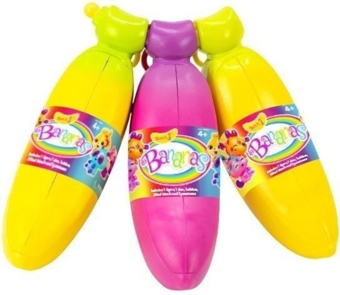 مجموعة دمى الموز القابلة للتجميع (1 دمى) Bananas