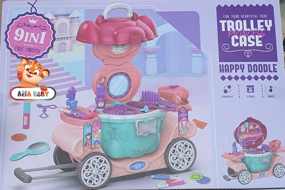 מקרן ציור בצורת עגלה