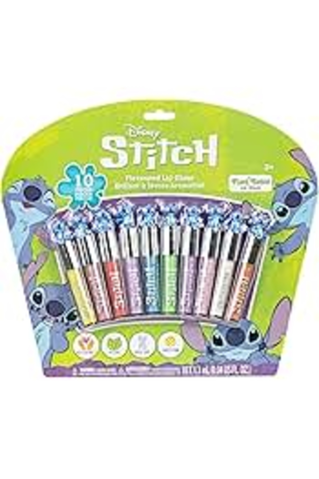 10 قطع من الشفاه اللامعة من ديزني ستيتش STITCH ستيج