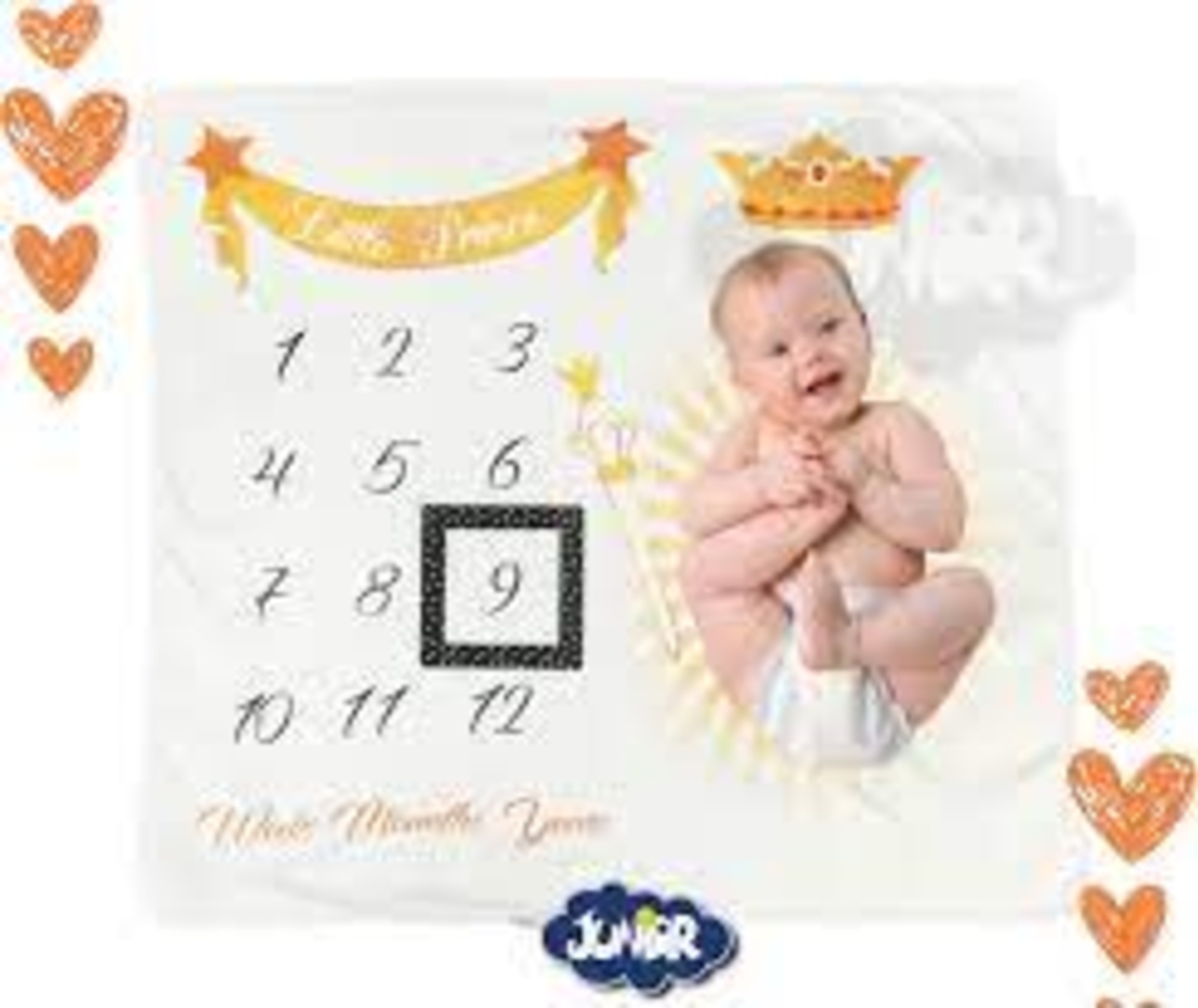 שמיכת צילום לתינוק - מלך