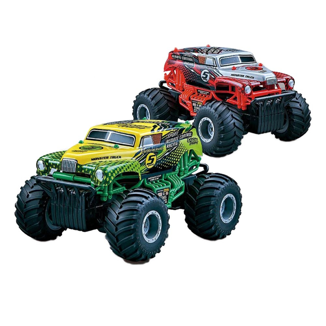 מארז כפול - זוג מכוניות שלט MACHINA BATTLE TRUCK