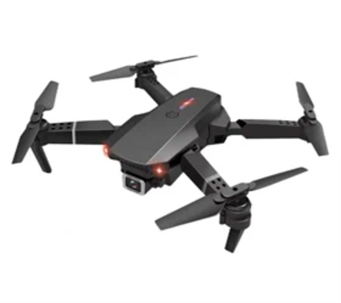 רחפן נטען Pocket Drone עם מצלמת WIFI, זרועות מתקפלות ושלט רחוק (שחור או לבן)