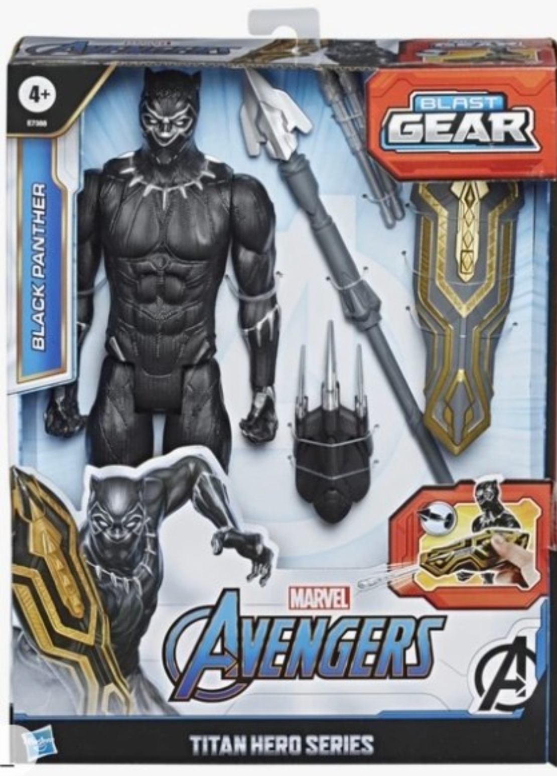 הפנטר השחור עם אביזרים להחלפה