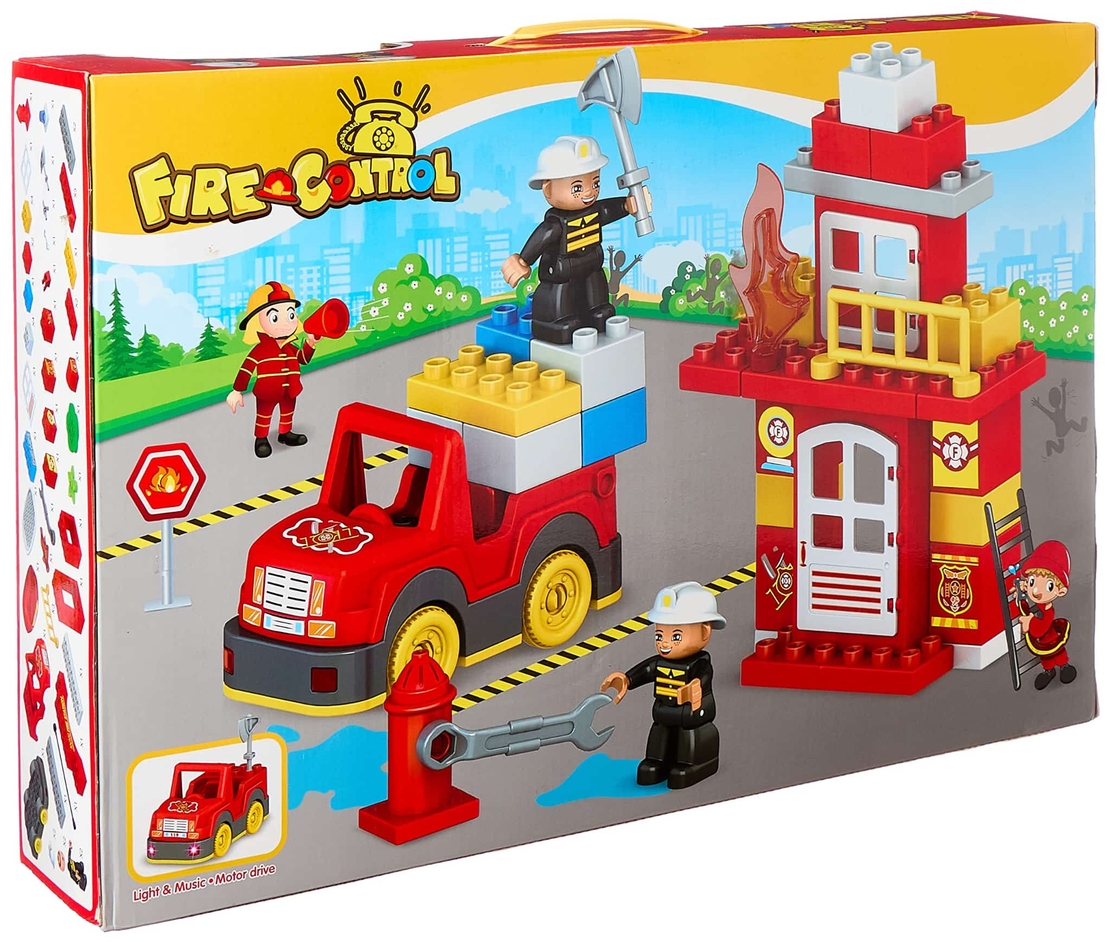 مجموعة مكعبات محطة إطفاء