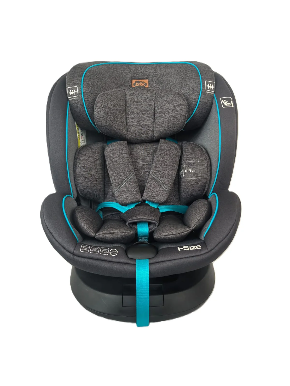 מושב בטיחות לרכב לילדים עם LED (ISIZE)