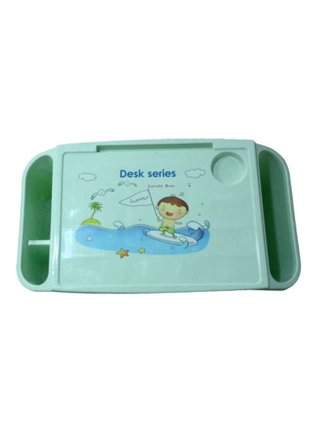 صينية  وحقيبة ألعاب، ومقعد سيارة، وحامل للأيباد أو الكتب