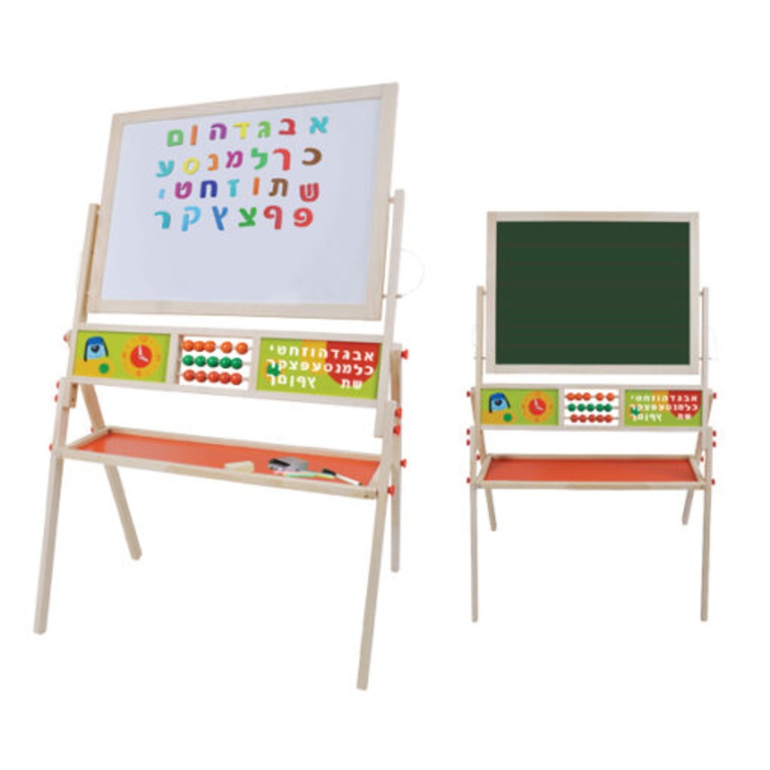 לוח מגנט וכתיבה ענק כולל אותיות א'-ב'