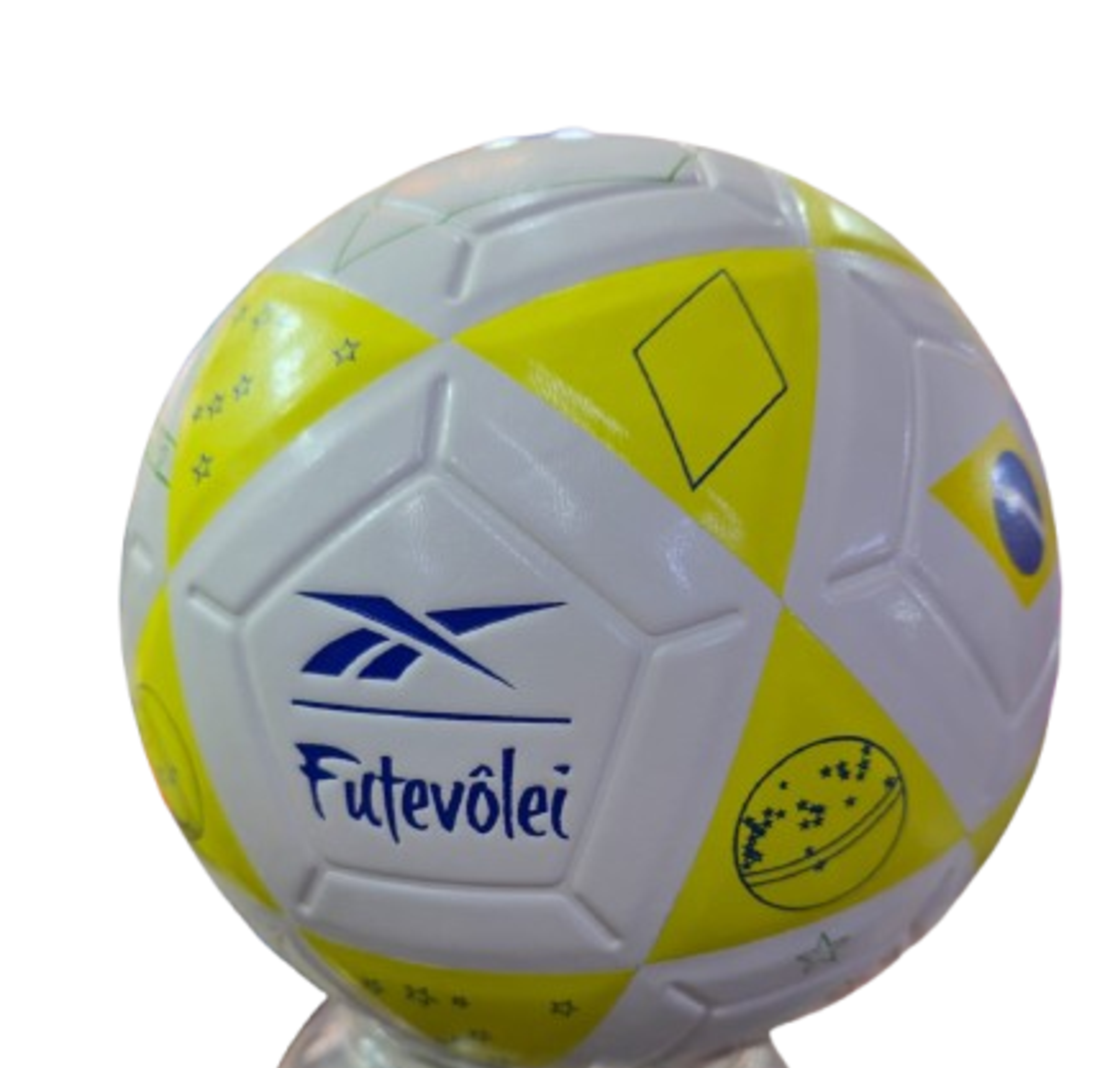 كرة القدم  ريبوك البرازيلي لكرة القدم بوتشيتينو - أبيض وأصفر