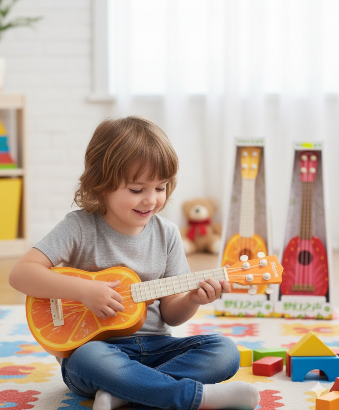 גיטרה בעיצוב פירות