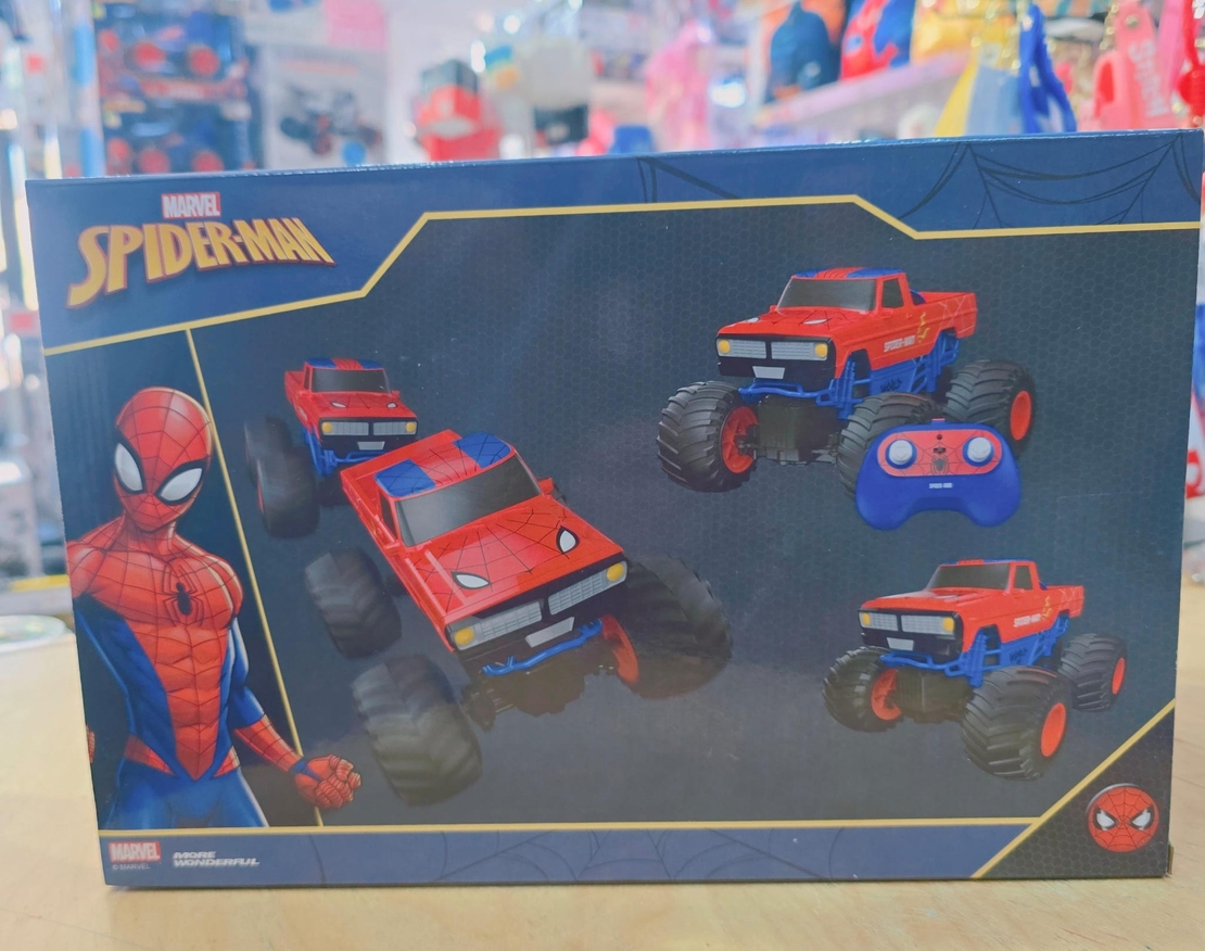 Marvel - מכונית צעצוע שלט רחוק Spider-Man Rock Raider