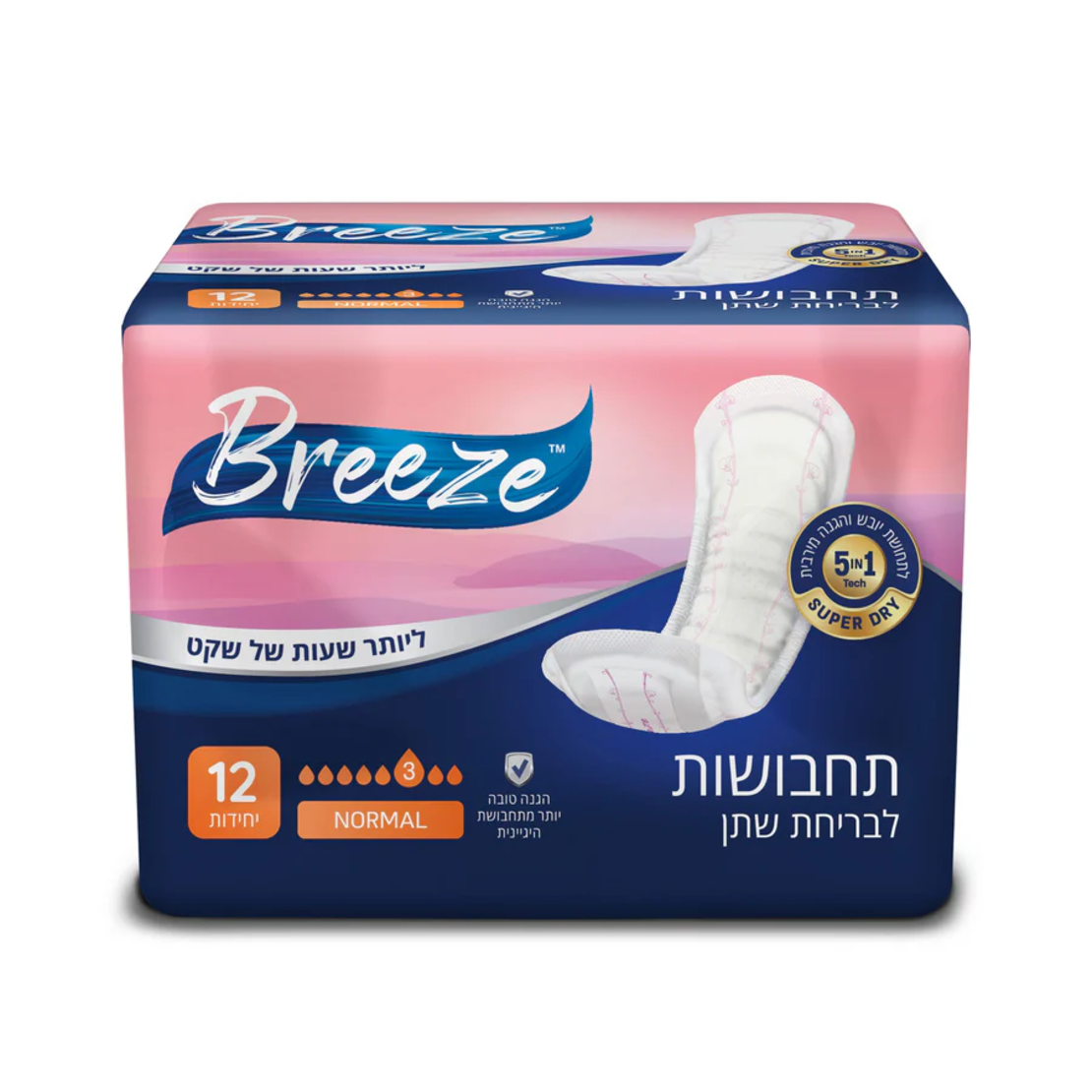 Breeze - תחבושות לבריחת שתן נורמל