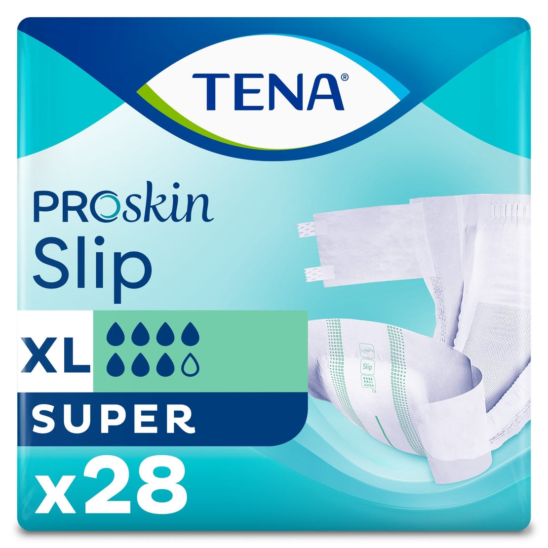 TENA-חיתול סליפ סופר מידהXL כמות 28 יחידות