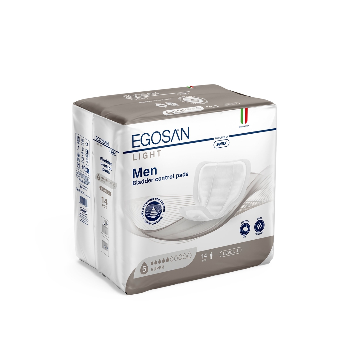 פד לגבר EGOSAN סופרנייט  14 יחידות