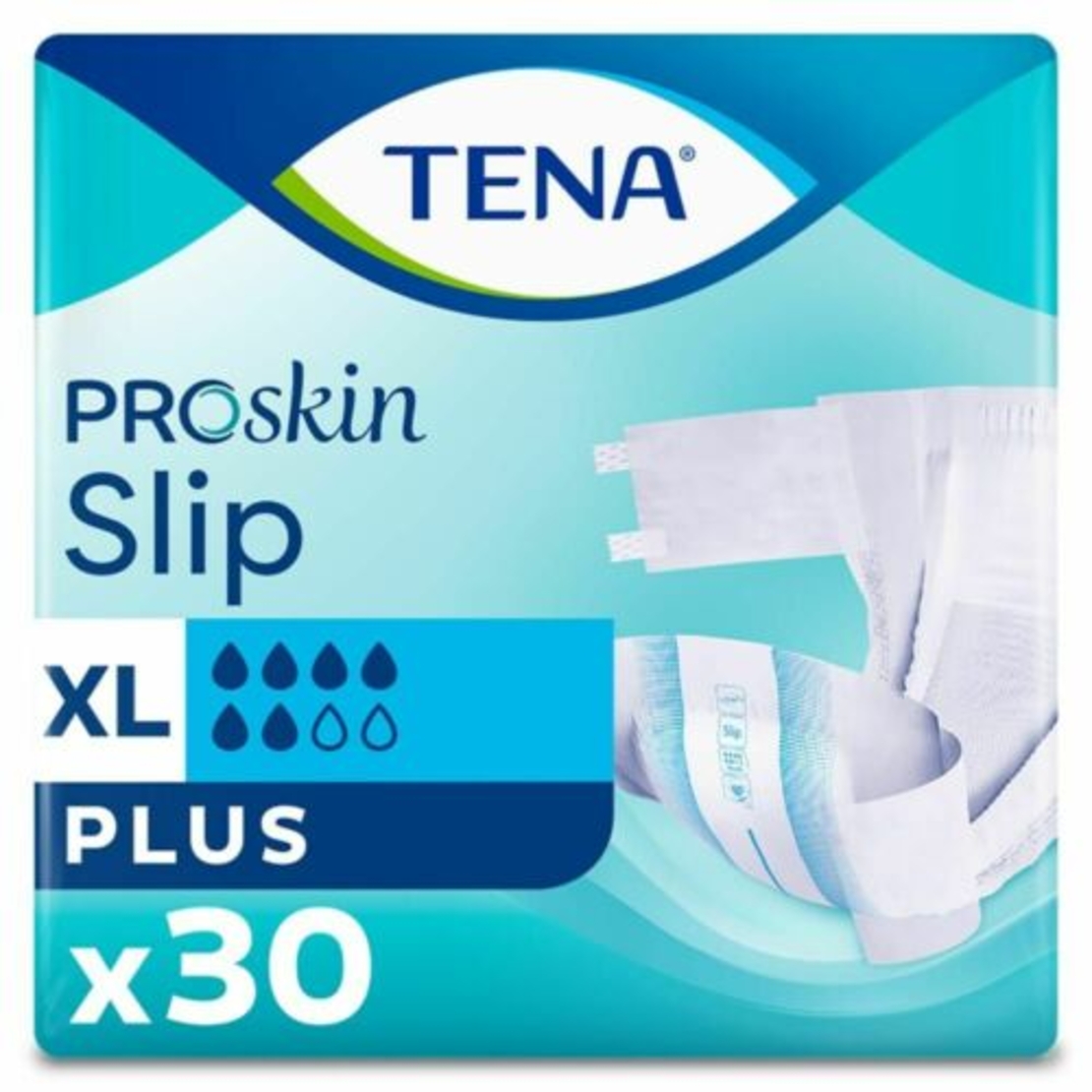 TENA-חיתול סליפ פלוס מידה XL  כמות 30 יחידות