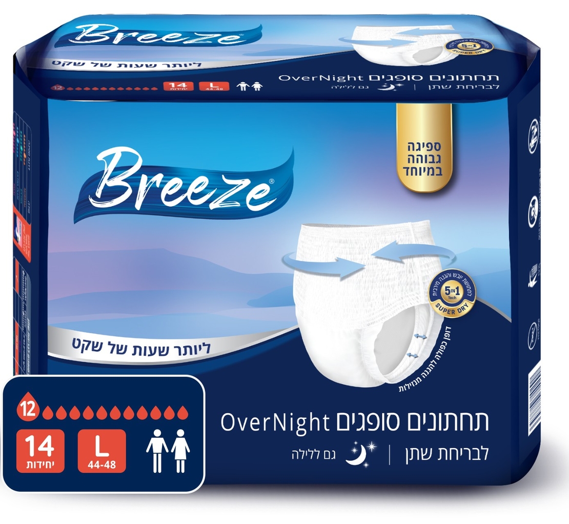 תחתון BREEZE overnigth - L