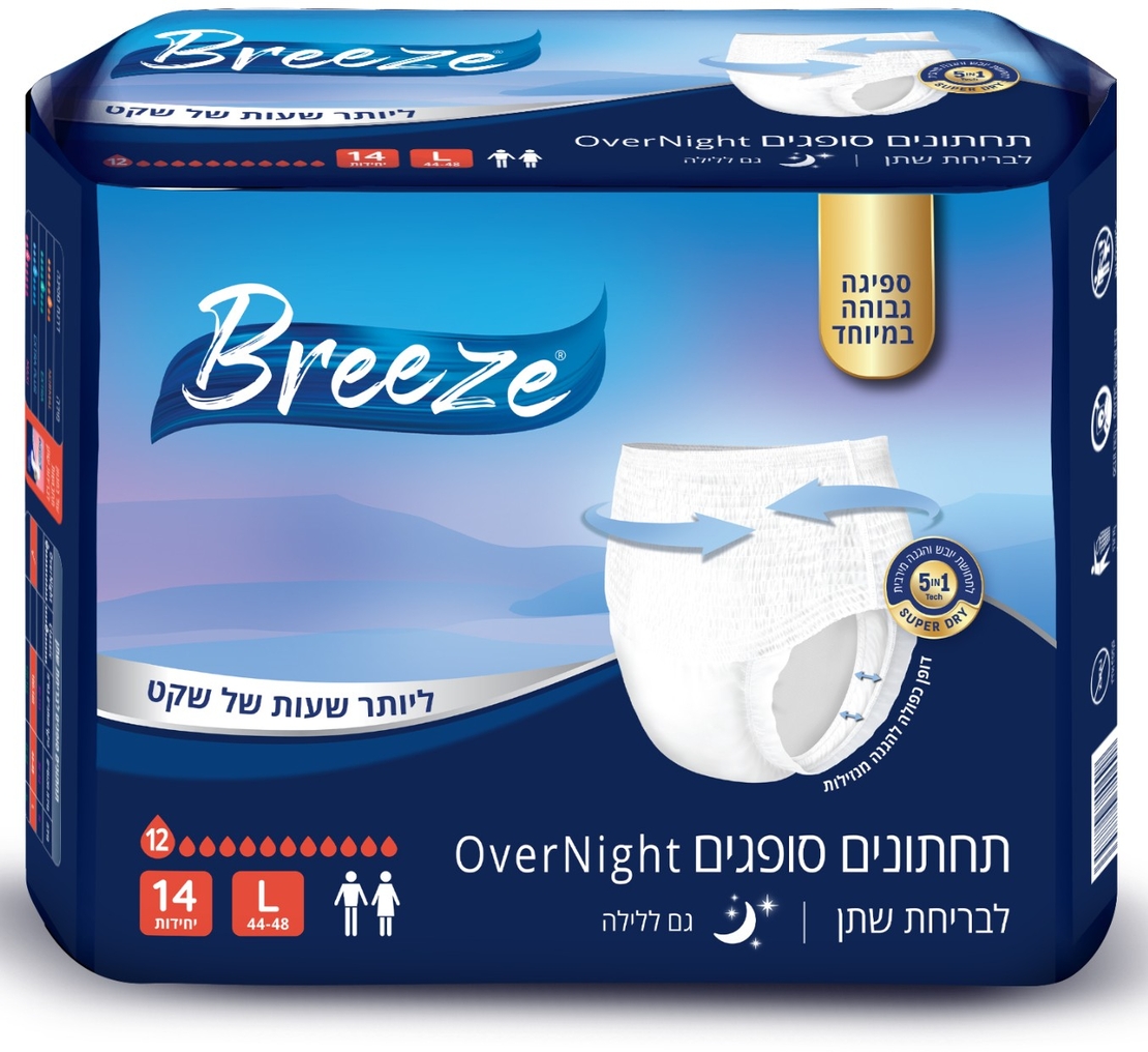 תחתון BREEZE overnigth - L