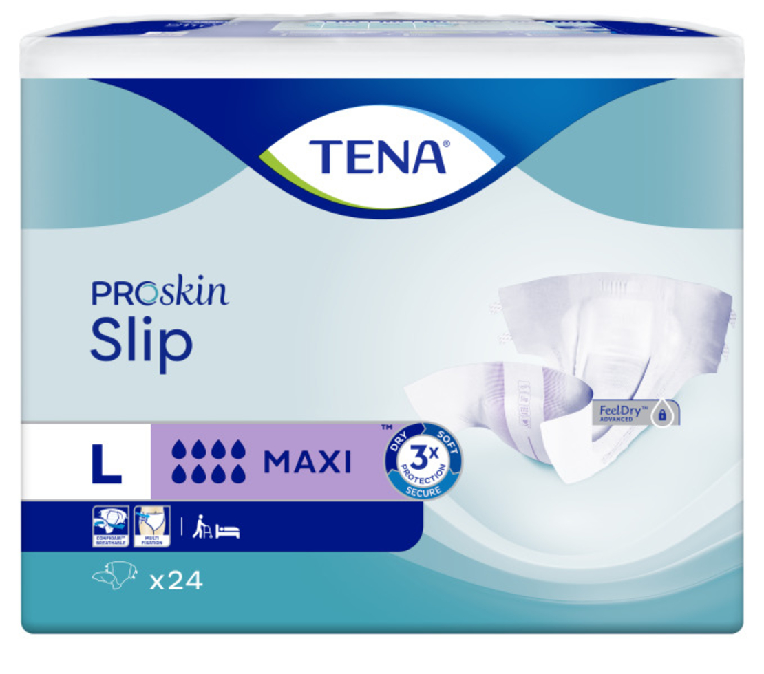 TENA - חיתול סליפ מקסי מידה L כמות 24 יחידות