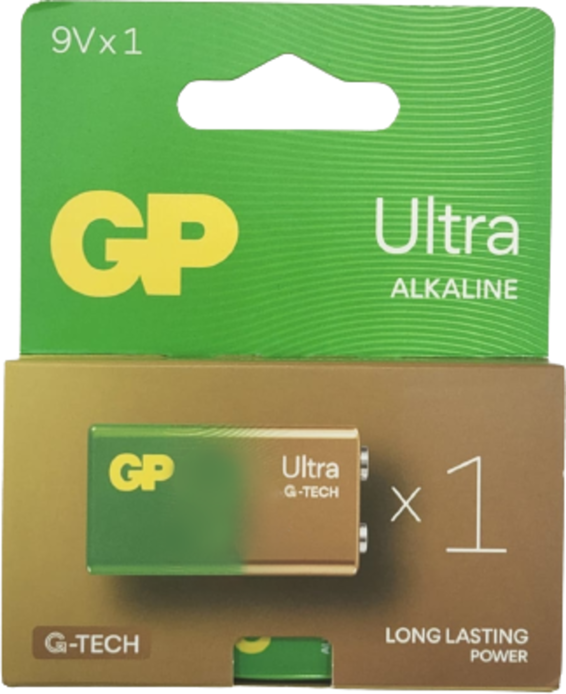 סוללת 9V לא נטענת דגם Ultra Alkaline של חברת GP