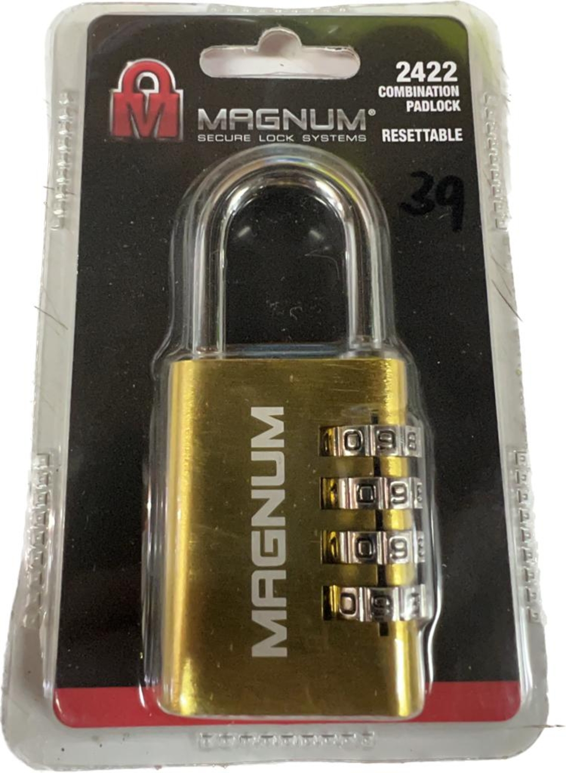 מנעול קומבינציה 40 מ