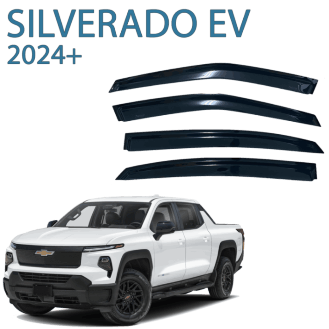 מגני רוח הדבקה Falcon לשברולט סילברדו EV שנת 2024+