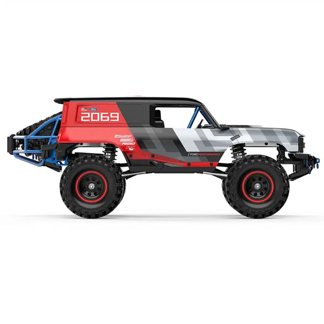 מכונית זחלן ברונקו – MJX H18P Ford Bronco Brushless 1:18th Scale Crawler 2S LiPo