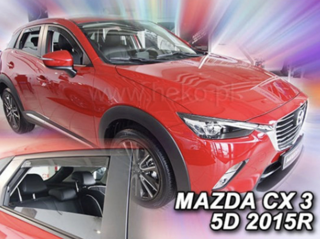 מגני רוח בהשחלה HEKO מאזדה CX-3 משנת 2015+