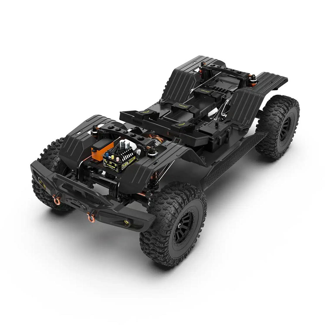 מכונית זחלן סלעים – Rlaarlo MK-07 V2 Crawler Brusheless 4WD 1/7 צבע לבן