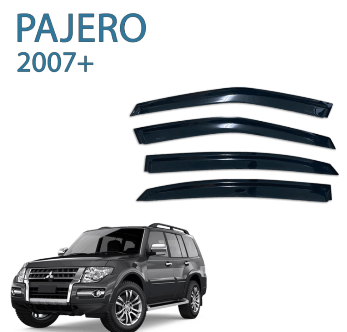 מגני רוח בהדבקה Falcon למיצובישי פאג'רו ארוך 2007+