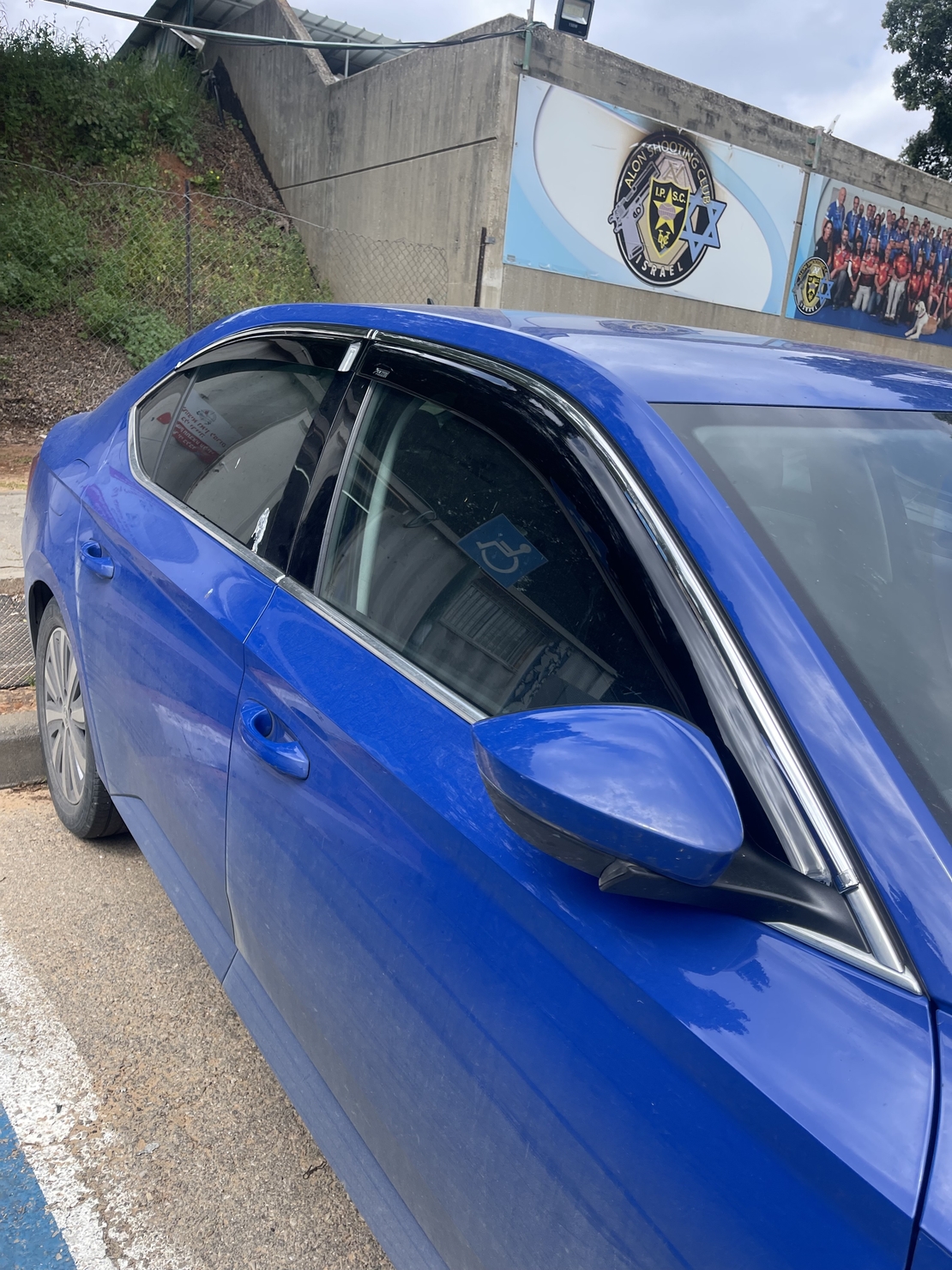 מגני רוח הדבקה falcon עם ניקל לסקודה סופרב 2015-2022