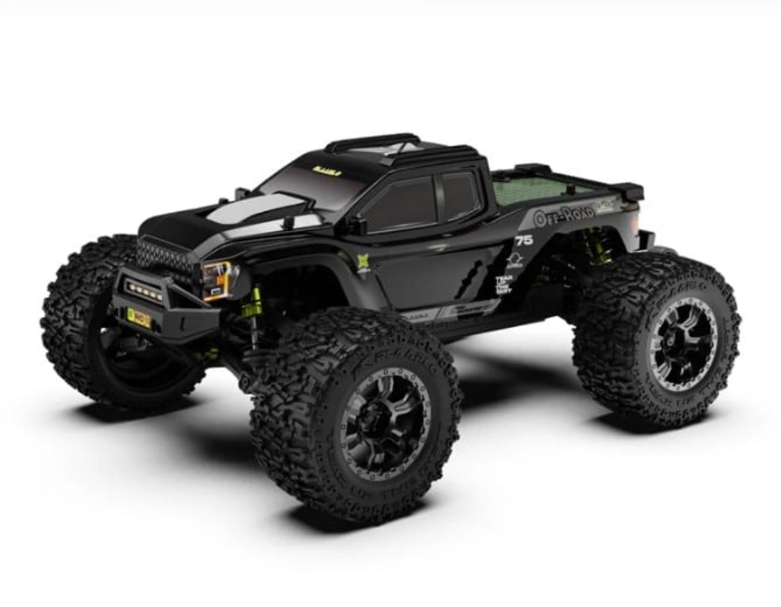 מכונית מונסטר – Rlaarlo Omni-Terminator Carbon Fiber RTR Brushless 3S 1/10 שחור