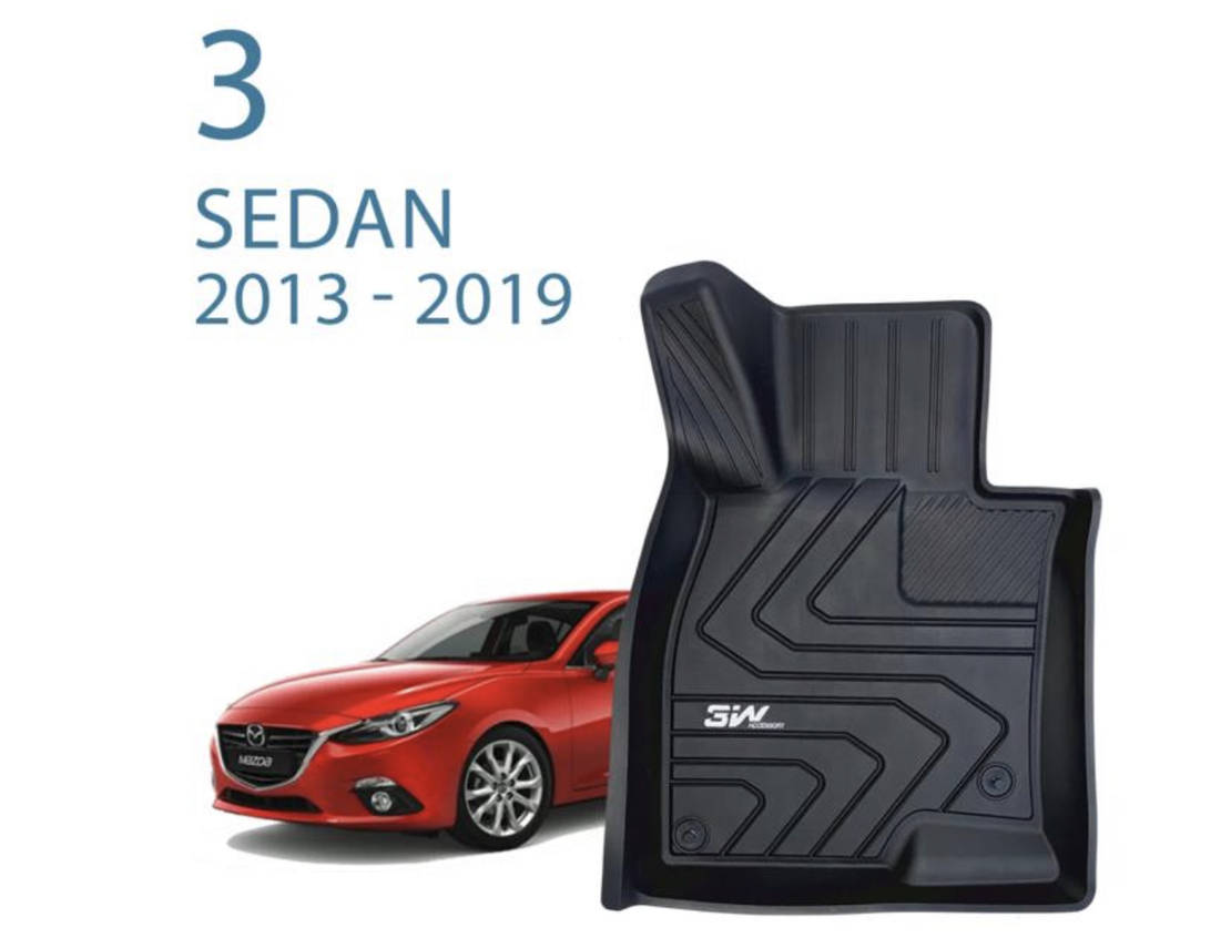 שטיחי 3w מאזדה 3 2013-2019