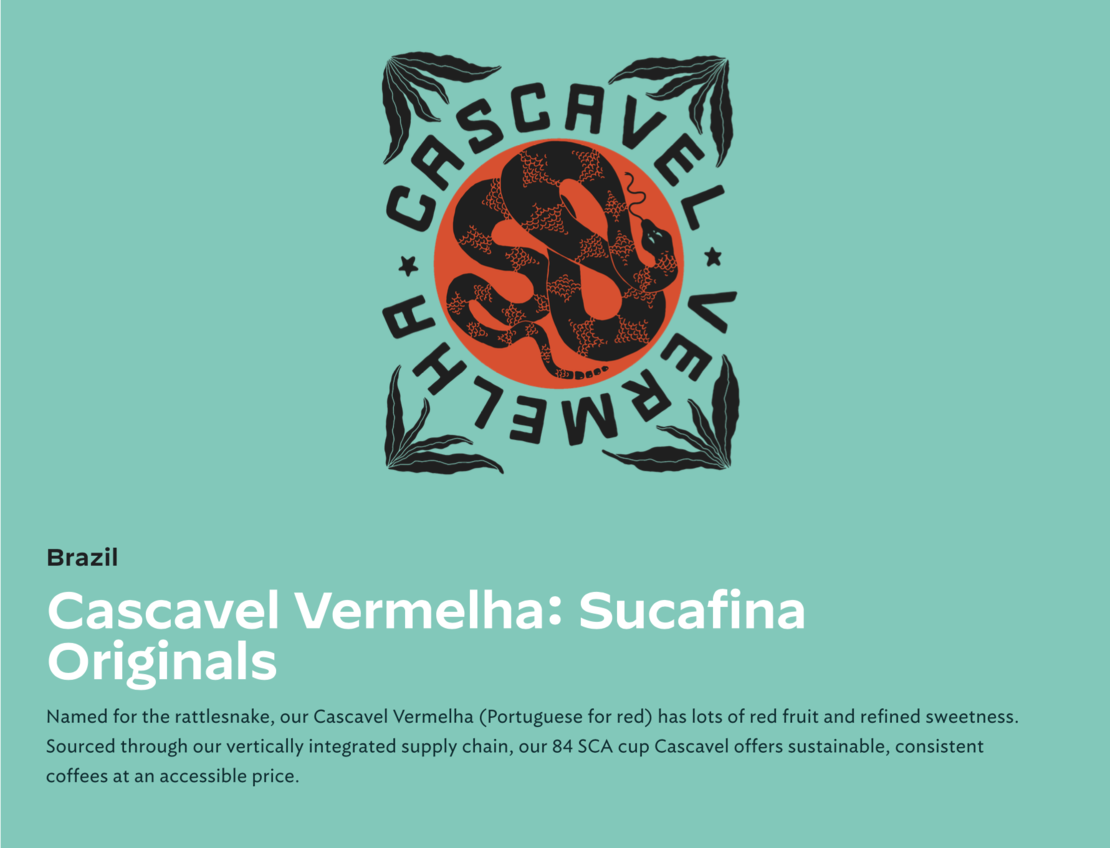 Cascavel Vermelha: Sucafina Originals
